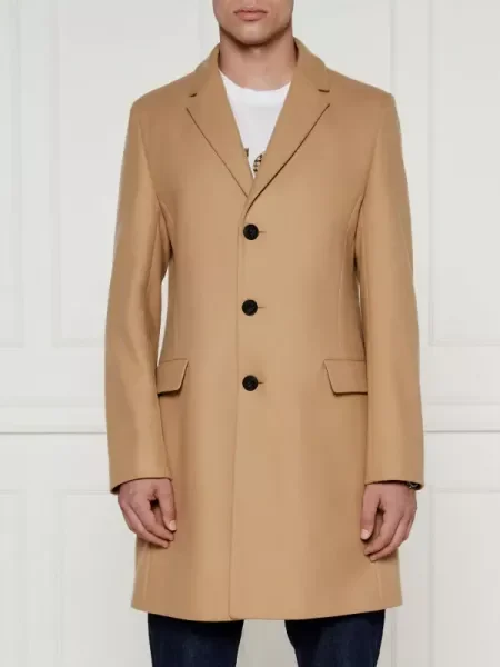 Hugo Palton de lână Migor bej