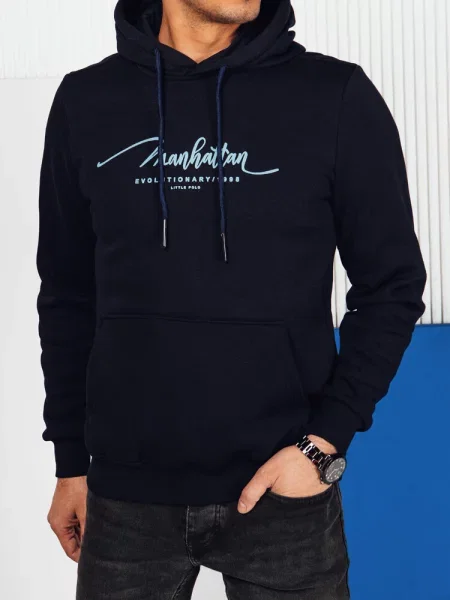 Bluza z kapturem Dstreet granatowa