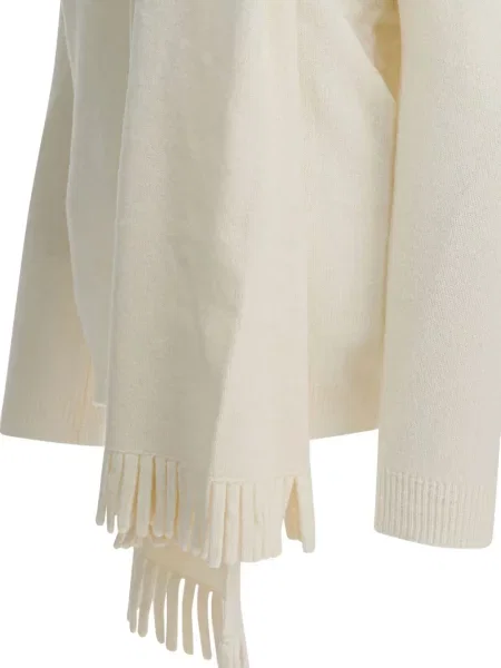 Fular Sandbeige cu franjuri