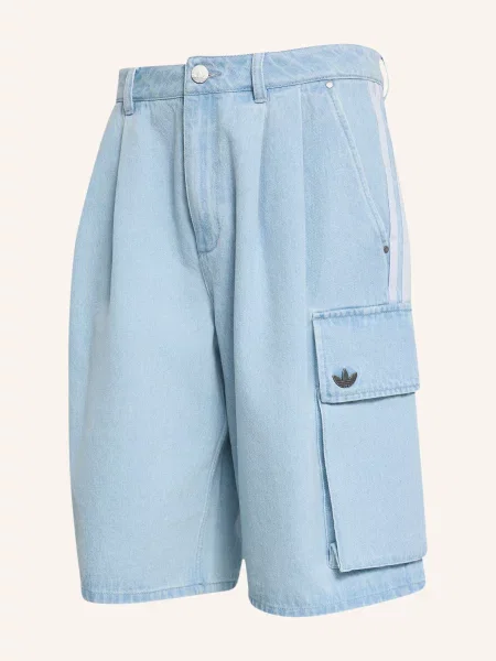 Adidas Originals Cargo Kraťasy Adilenium S Pruhy tmavě modrá