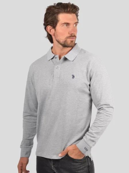 U.S. POLO ASSN. Tricou amestecat gri