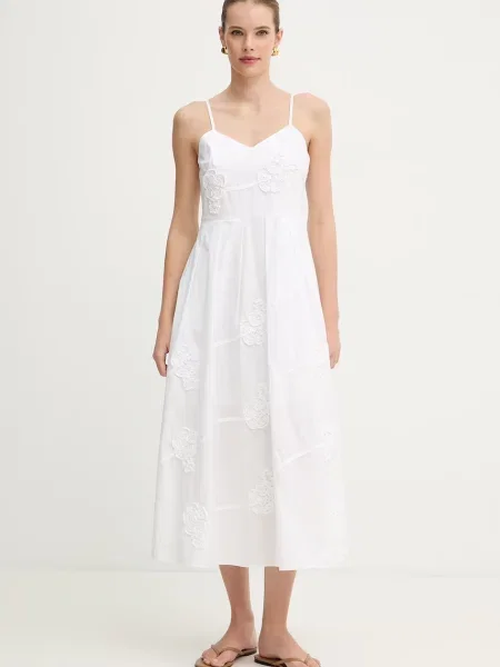 Marella rochie din FIORE alb