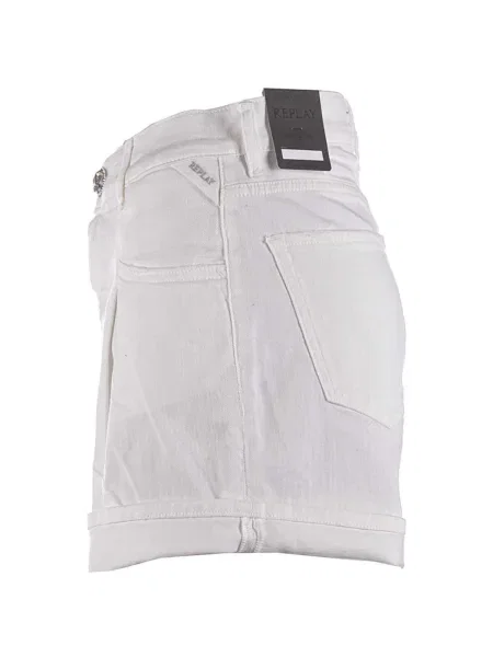 Pantaloni Replay alb