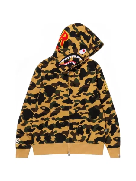 Hanorac cu glugă A Bathing Ape® galben