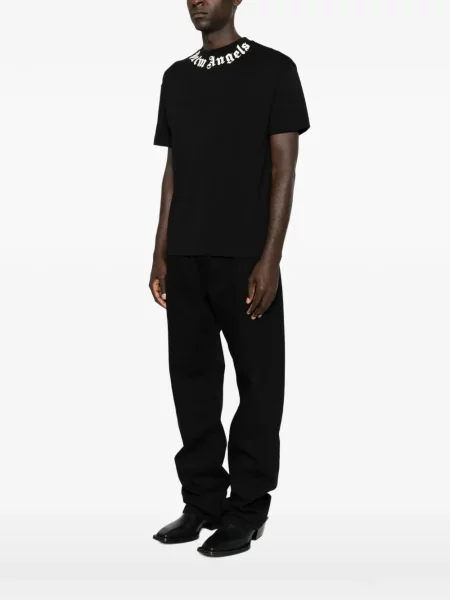 Tricou Palm Angels cu imagine negru
