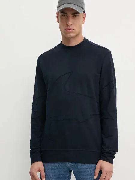 Dukserica Paul&Shark za muškarce tamno bez uzorka plava