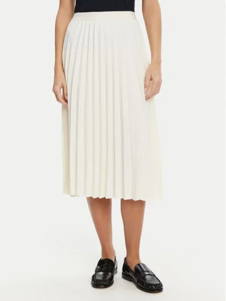 Tommy Hilfiger Плисирана пола Екрю