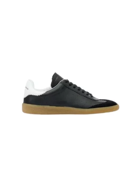 Sneakersy Isabel Marant skórzane czarne