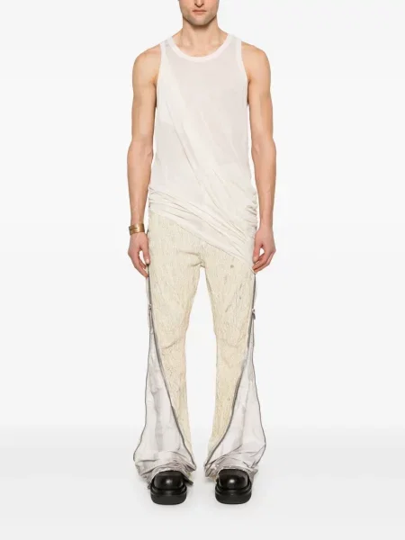 Pantaloni Rick Owens galben