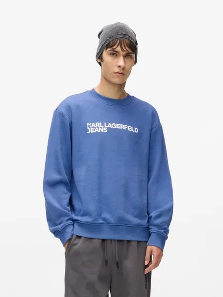 Hanorac Karl Lagerfeld Jeans albastru