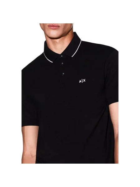 ARMANI EXCHANGE Tričko / bílá černá