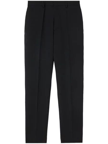Pantaloni Jil Sander de lână albastru