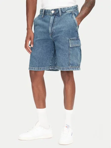 Τζιν σορτσάκια Jack&Jones μπλε