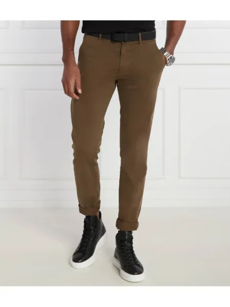 BOSS ORANGE Pantaloni chino | Slim Fit portocaliu