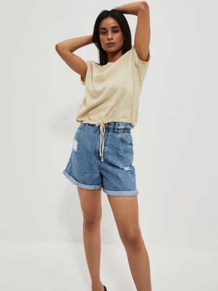 Pantaloni scurți Marisse negru