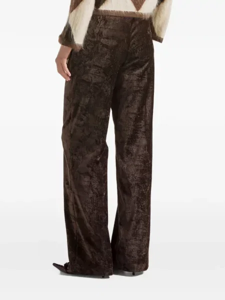 Pantaloni Seventy de catifea maro