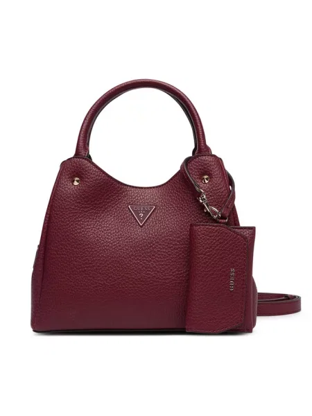 Guess Torebka Lorella Bordowy czerwona