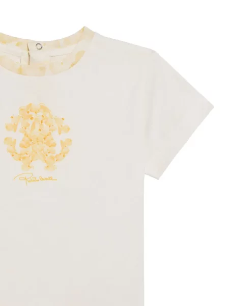 Tricou copii Roberto Cavalli alb