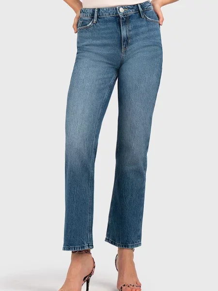 Прямі джинси GUESS темно-синій сині