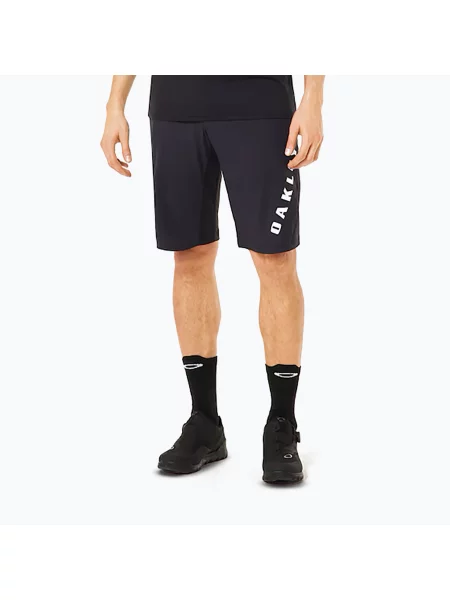 Cyklistické šortky Oakley Free Ride Lined blackout černé