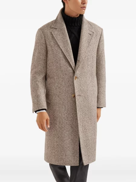 Jednořadý kabát Brunello Cucinelli