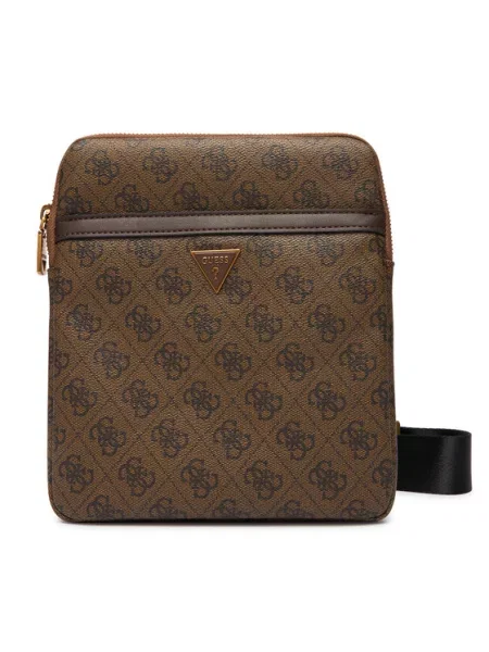 GUESS Torba za čez ramo VEZZOLA umbra črna