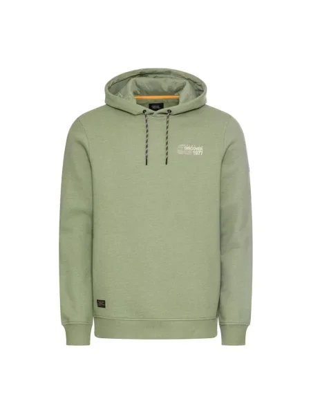 Bluza z kapturem Camel Active z kapturem zielona