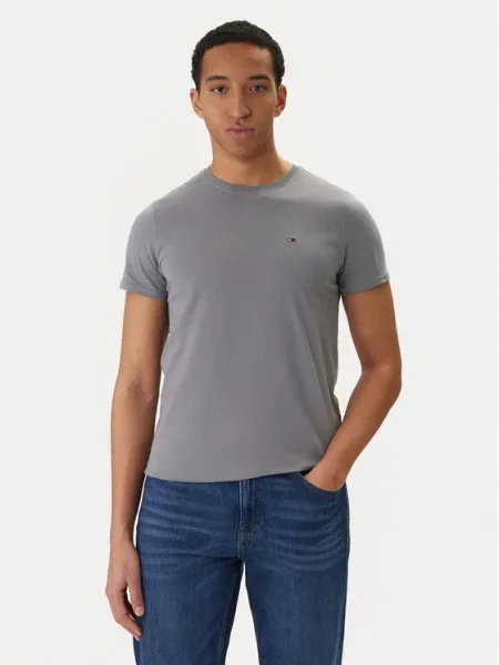 Tommy Jeans T-Shirt γκρι