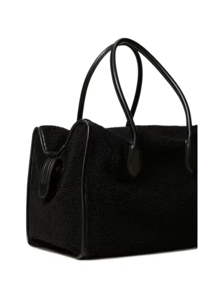 Blană artificială geantă Twinset negru
