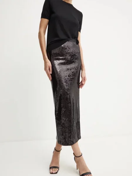 Fustă tip creion Boss negru