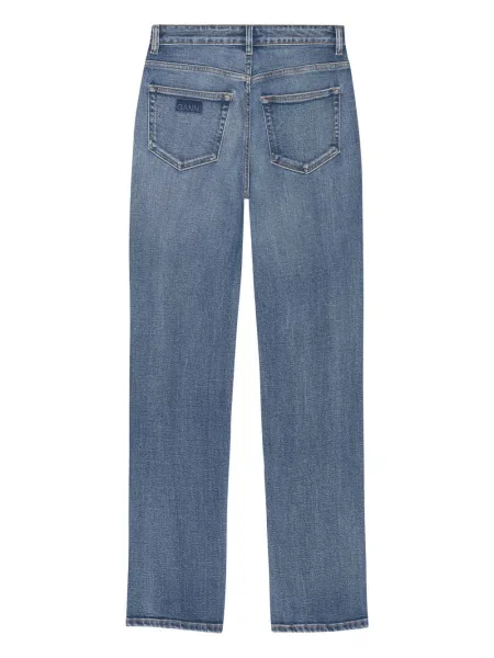 Blugi Ganni stretch albastru