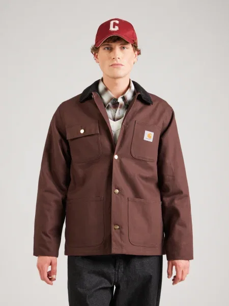 Carhartt WIP Átmeneti dzseki MICHIGAN barna / arany fekete