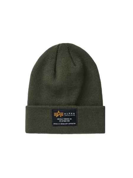 ALPHA INDUSTRIES Căciulă galben / kaki / negru alb