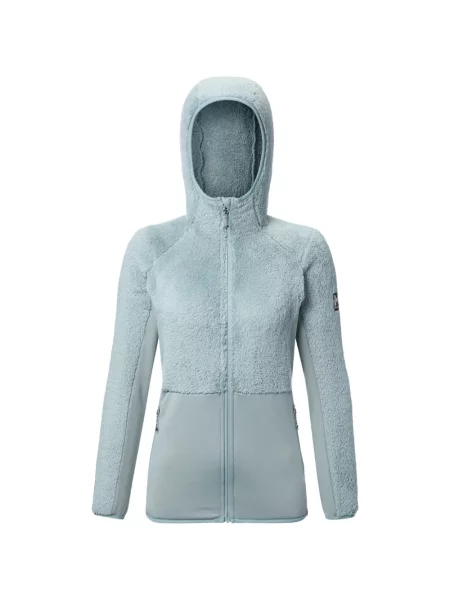 Fleece kapucnis dzseki Pascal Millet kék