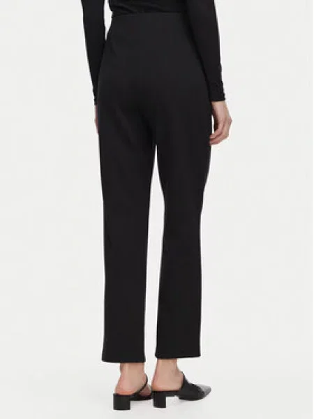 Kalhoty z materiálu Calvin Klein černé