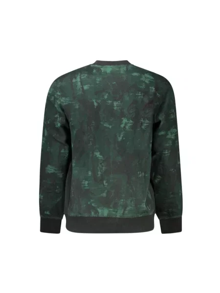Wielobarwność bluza Hugo Boss elegancka zielona