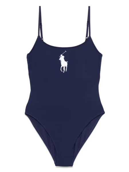 Карирана поло тениска Polo Ralph Lauren с принт поплин бяло
