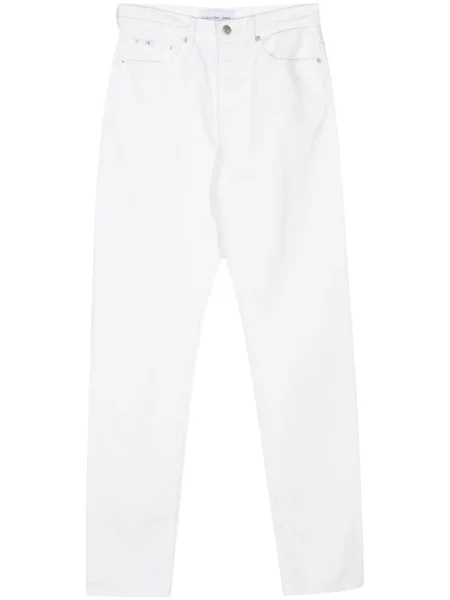 Blugi Calvin Klein Jeans alb