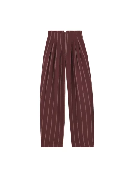 Spodnie Cortana w paski czerwone