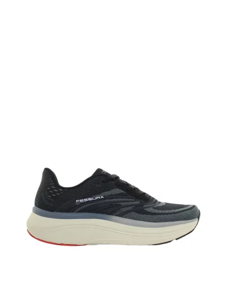 Sneakersy Fessura żakardowe czarne