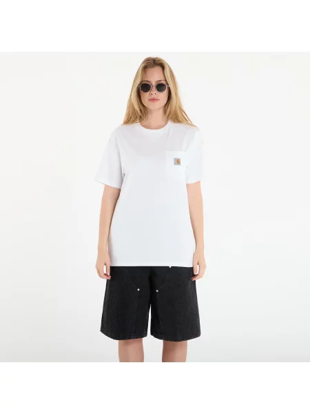 Carhartt WIP S/S Pocket T-Shir White Mężczyźni Koszulki Carhartt WIP Size: XL biały