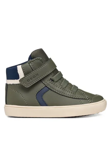 Geox Сникърси B Gisli Boy M зелен