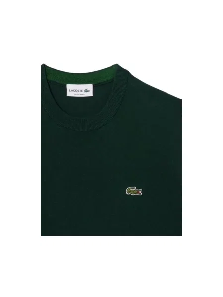 Bluza Lacoste z logo zielona