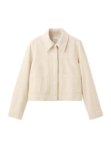 MANGO Geacă de primăvară-toamnă MILANO murdar alb