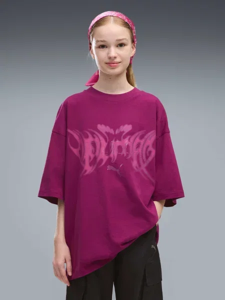 Детская футболка Puma розовая