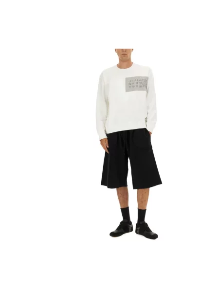 Bluza Mm6 Maison Margiela z nadrukiem biała