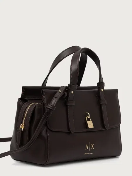Geanta crossbody Armani Exchange din piele maro