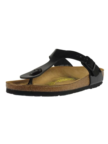 BIRKENSTOCK Japonke Gizeh' črna