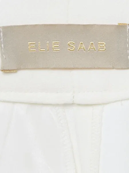 Pantaloni Elie Saab alb