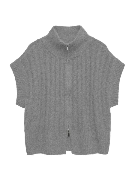 VERO MODA Vestă tricotată VMBANG amestecat gri